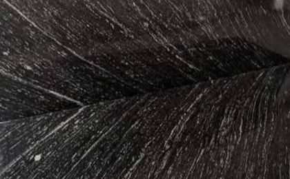 Black White Wave granite slab